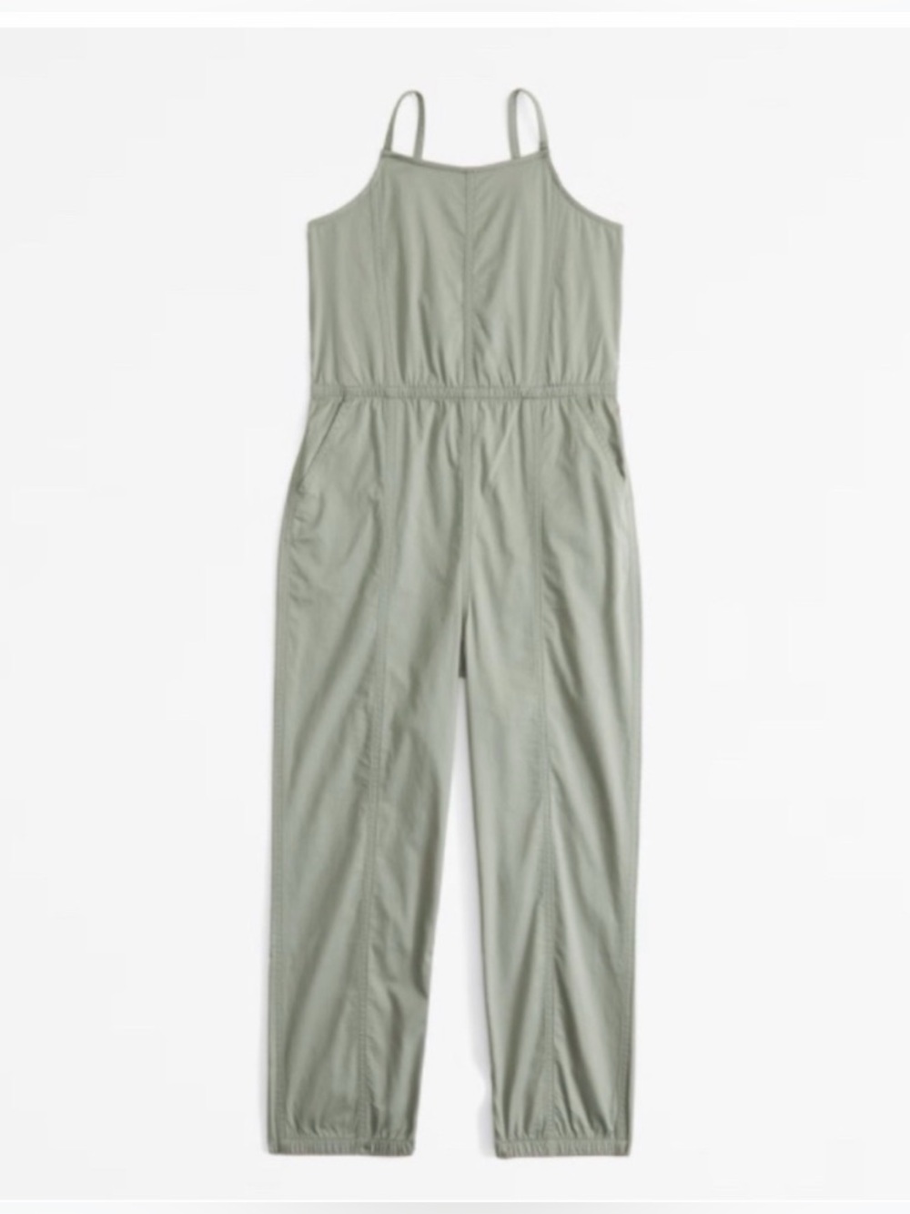NWT! abercrombie kids Light Sage Green Sleeveless Jumpsuit